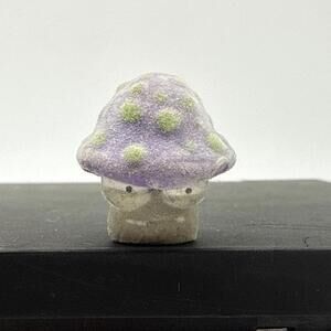 The Grocery Gang Series 1 Moldy Veg Mushy Mushroom Ultra Rare Flocked